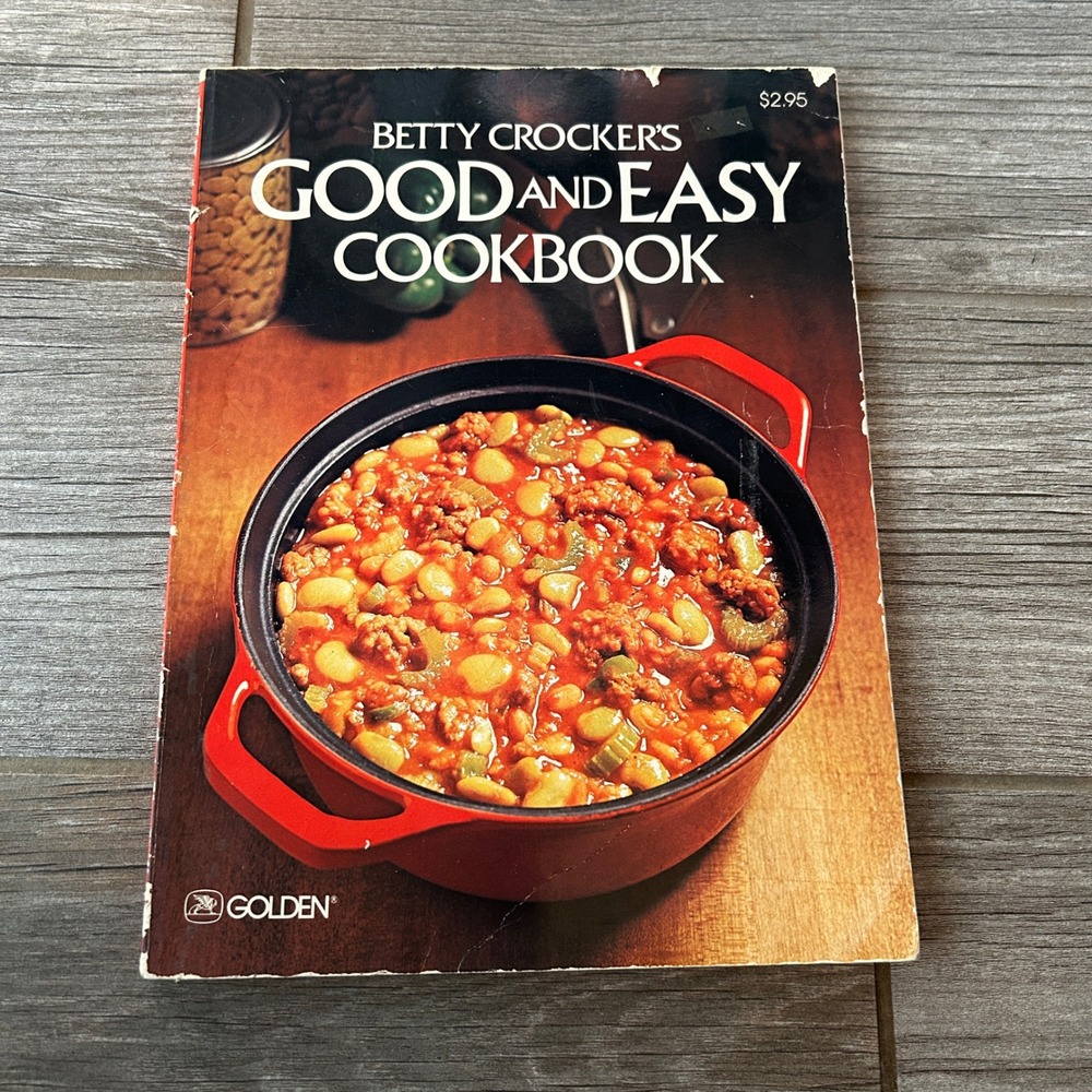 Betty Crocker Good and Easy Cookbook Vintage Recipes Golden Press 1977